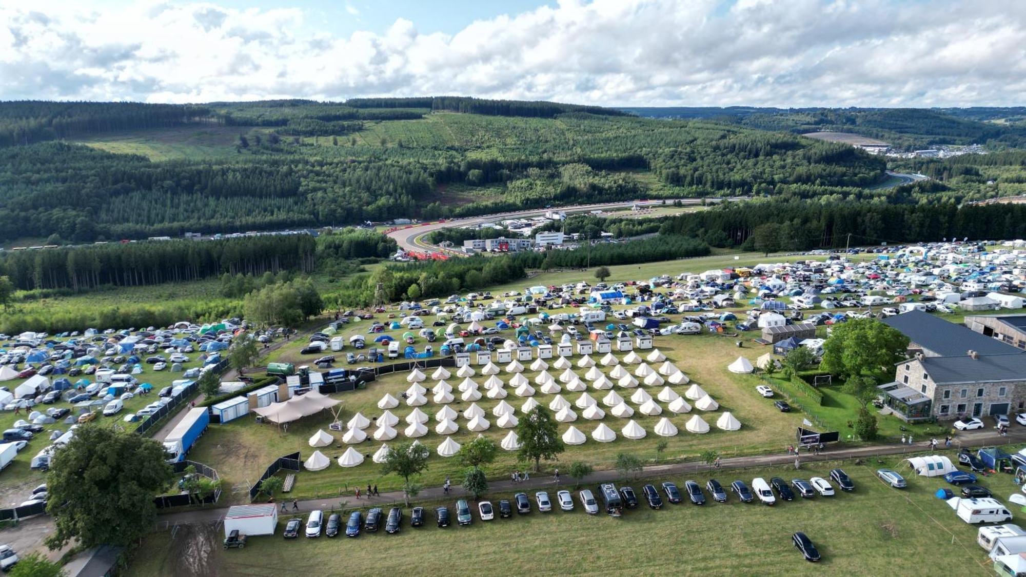 Grandprixcamp Closest To The Track Including Track View Stavelot Exterior photo